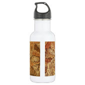 William Morris Acanthus Bruin Herfstbladeren Waterfles (Achterkant)