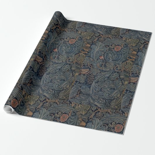 William Morris  Acanthus en Vine Cadeaupapier (Uitgerold)