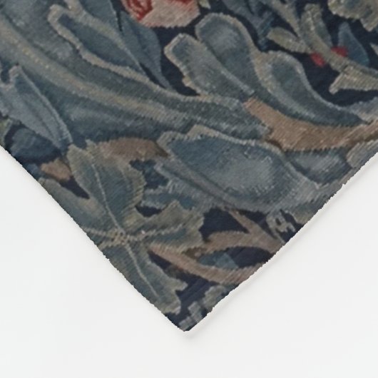 William Morris Acanthus en Vine Fleece Deken (Hoek)