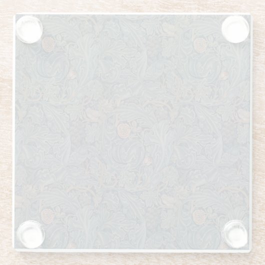 William Morris  Acanthus en Vine Glazen Onderzetter (Achterkant)