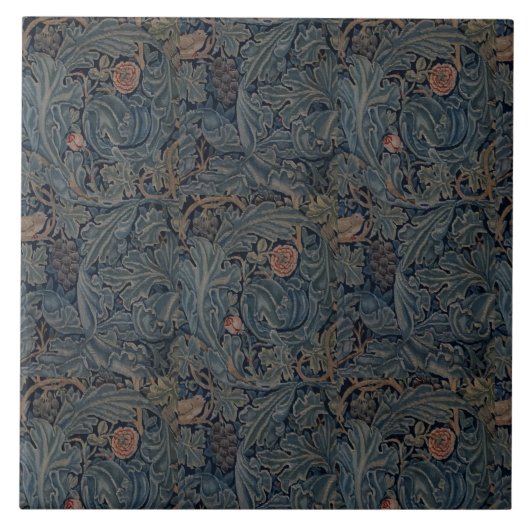 William Morris  Acanthus en Vine Tegeltje (Voorkant)
