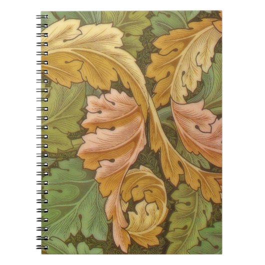 William Morris Acanthus  Floral Notitieboek (Voorkant)