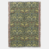 William Morris  Acanthus Floral Pattern Deken (Voorkant Verticaal)