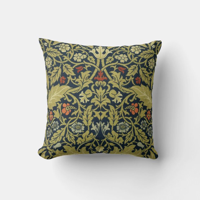 William Morris  Acanthus Floral Pattern Kussen (Voorkant)
