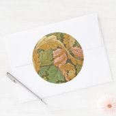 William Morris Acanthus  Floral Ronde Sticker (Envelop)