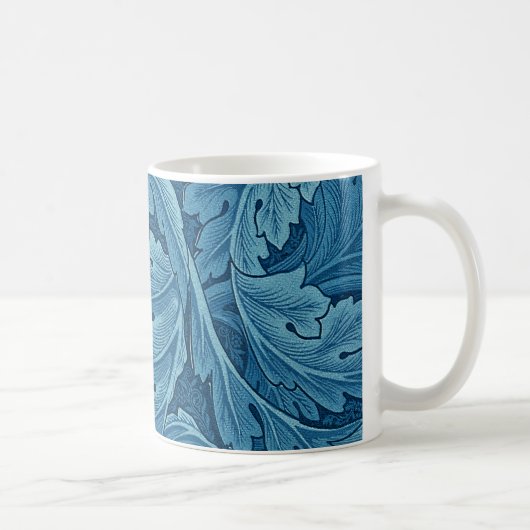 William Morris Acanthus in Blue Koffiemok (Rechts)