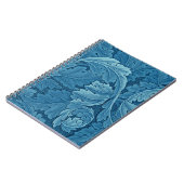 William Morris Acanthus in Blue Notitieboek (Linkerzijde)
