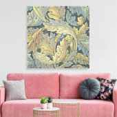 William Morris Acanthus laat Floral Art Nouveau Canvas Afdruk (Insitu (Woonkamer))