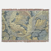 William Morris Acanthus laat Floral Art Nouveau Deken (Voorkant)