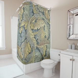 William Morris Acanthus laat Floral Art Nouveau Douchegordijn