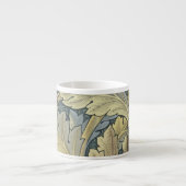 William Morris Acanthus laat Floral Art Nouveau Espresso Kop (Voorkant)