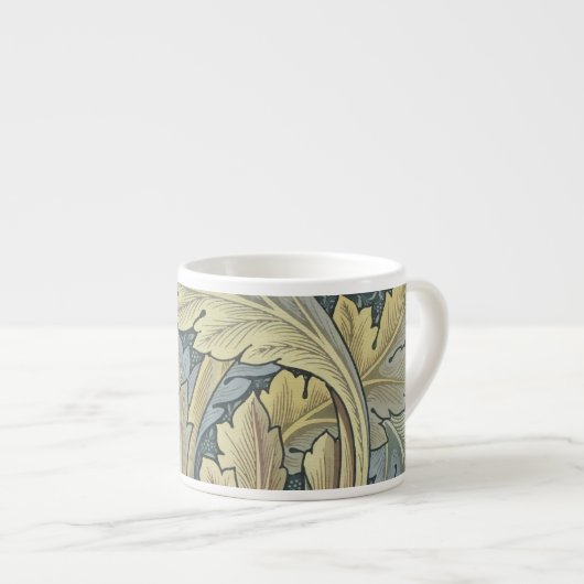 William Morris Acanthus laat Floral Art Nouveau Espresso Kop (Voorkant rechts)