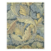 William Morris Acanthus laat Floral Art Nouveau Foto Afdruk (Voorkant)