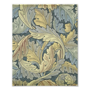 William Morris Acanthus laat Floral Art Nouveau Foto Afdruk