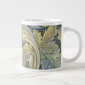 William Morris Acanthus laat Floral Art Nouveau Grote Koffiekop (Rechts)