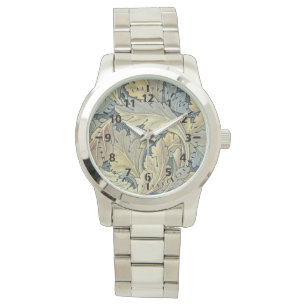 William Morris Acanthus laat Floral Art Nouveau Horloge