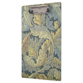 William Morris Acanthus laat Floral Art Nouveau Klembord (Links)