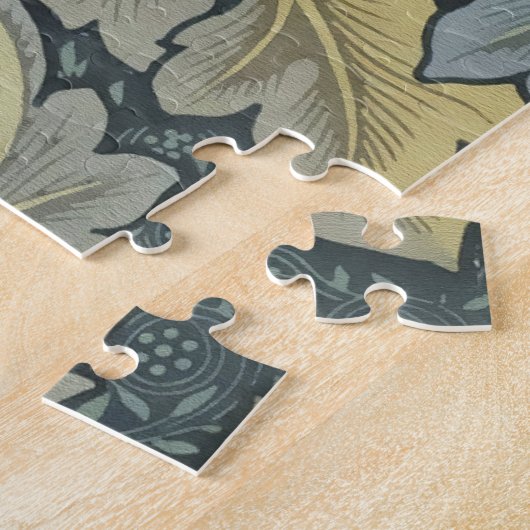 William Morris Acanthus laat Floral Art Nouveau Legpuzzel (Zijkant)