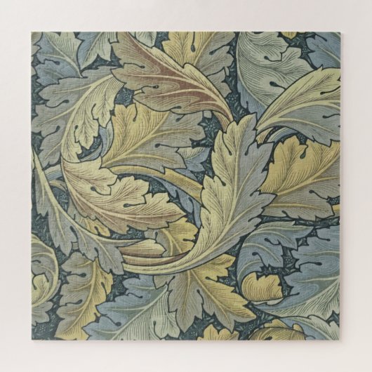 William Morris Acanthus laat Floral Art Nouveau Legpuzzel (Horizontaal)