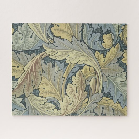 William Morris Acanthus laat Floral Art Nouveau Legpuzzel (Horizontaal)