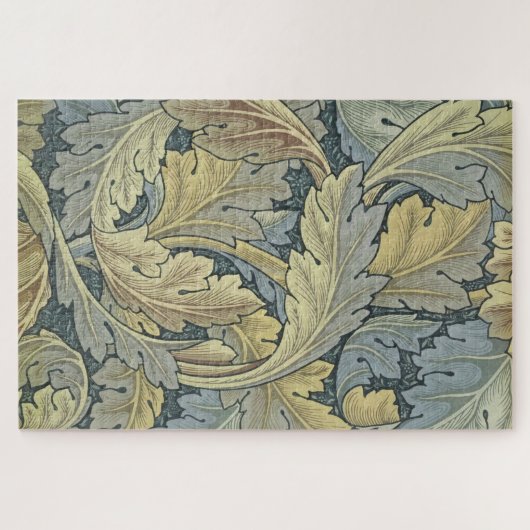 William Morris Acanthus laat Floral Art Nouveau Legpuzzel (Horizontaal)