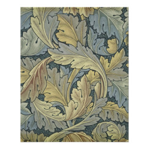 William Morris Acanthus laat Floral Art Nouveau Perfect Poster