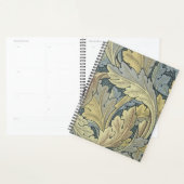 William Morris Acanthus laat Floral Art Nouveau Planner (Display)