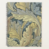 William Morris Acanthus laat Floral Art Nouveau Planner (Voorkant)