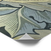 William Morris Acanthus laat Floral Art Nouveau Poster (Hoek)