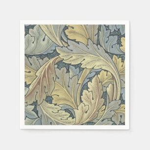 William Morris Acanthus laat Floral Art Nouveau Servet