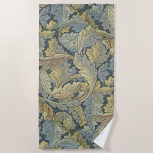William Morris Acanthus laat Floral Art Nouveau Strandlaken