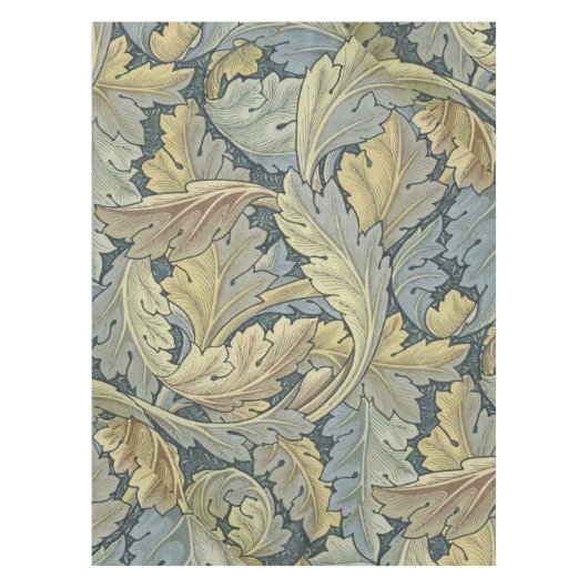 William Morris Acanthus laat Floral Art Nouveau Tafelkleed (Voorkant)