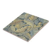 William Morris Acanthus laat Floral Art Nouveau Tegeltje (Zijkant)