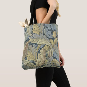 William Morris Acanthus laat Floral Art Nouveau Tote Bag