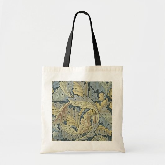 William Morris Acanthus laat Floral Art Nouveau Tote Bag (Voorkant)