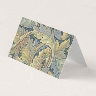 William Morris Acanthus laat Floral Art Nouveau Visitekaartje