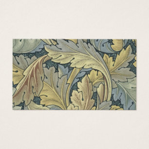 William Morris Acanthus laat Floral Art Nouveau Visitekaartje
