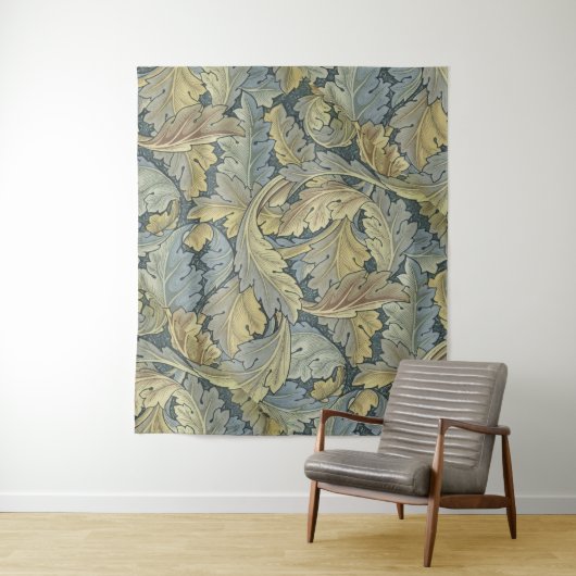 William Morris Acanthus laat Floral Art Nouveau Wandkleed (In situ)