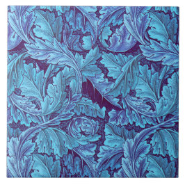 William Morris Acanthus Leaf in Blue Tegeltje