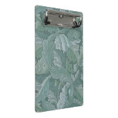 William Morris Acanthus Leaf Teal Blue Pattern Mini Klembord (Schuin)