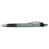 William Morris Acanthus Leaf Teal Blue Pattern Pen (Bovenkant)