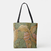 William Morris Acanthus met Monogram Tote Bag (Achterkant)
