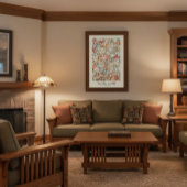 William Morris Acanthus Mission Style  Perfect Poster