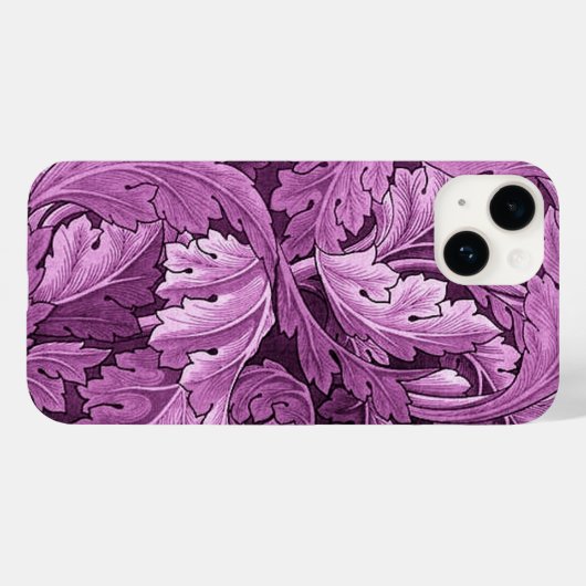 William Morris Acanthus Patroon Iphone Case (Achterkant (horizontaal))
