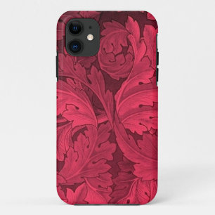 William Morris Acanthus Patroon Iphone Case