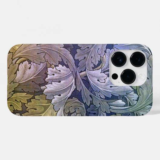 William Morris Acanthus Patroon Iphone Case (Achterkant (horizontaal))