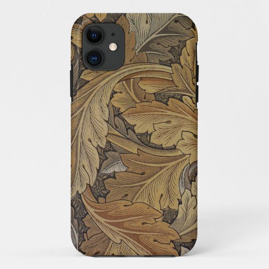 William Morris Acanthus Patroon Iphone Case (Achterkant)
