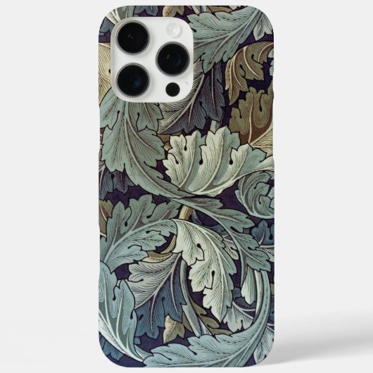 William Morris Acanthus Patroon Oceaan Case-Mate iPhone Case (Achterkant)
