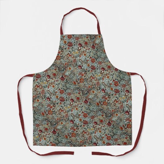 William Morris  Acanthus Portière Floral Schort (Voorkant)