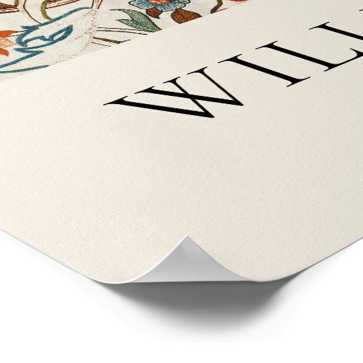 William Morris Acanthus Portiere Poster (Hoek)